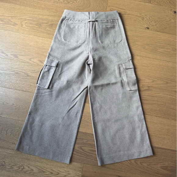 Torn By Ronny Kobo Bernee Wide Leg Linen Blend Pant - Size M - EUC - Tan - Picture 7 of 8